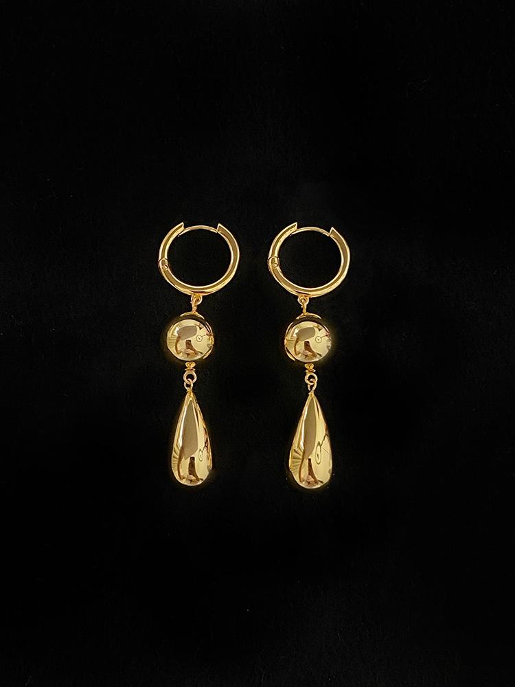 High-End Geometric Metal Drop Earrings - Chic and Unique Style