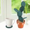 6Pcs Lightweight Heat Insulation Coaster Vivid Plant Shaped Drink Anti-scald Pad  Table Decorative