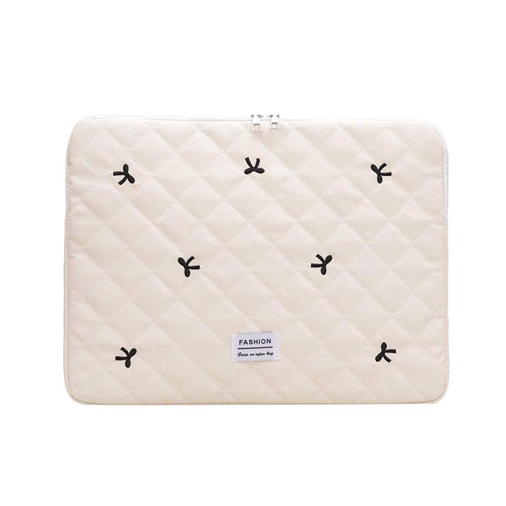 Laptop Carrying Case,Computer Sleeve Laptop Protective Cover with Zipper for Womens Girls Gift Cute Bows Laptop Sleeve