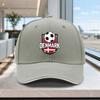 Adjustable Danish Football Team Logo Baseball Cap  Lightweight Unisex Printed Hat for Outdoor Weddings Parties