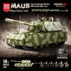 WWII Military Tiger & Panther Tank Building Blocks - Armored Vehicle Assembly Toy Gift