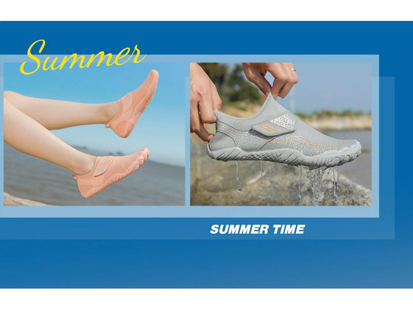 Adult Beach Snorkeling & Diving Shoes for Men & Women - Lightweight Barefoot Wading & Swimming