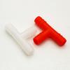 20Pcs Plastic Tee Tube Connector Diameter 8mm Rabbit Chicken Quail Doves Pets Nipple Drinker Connecting Pipe Farm Equipments