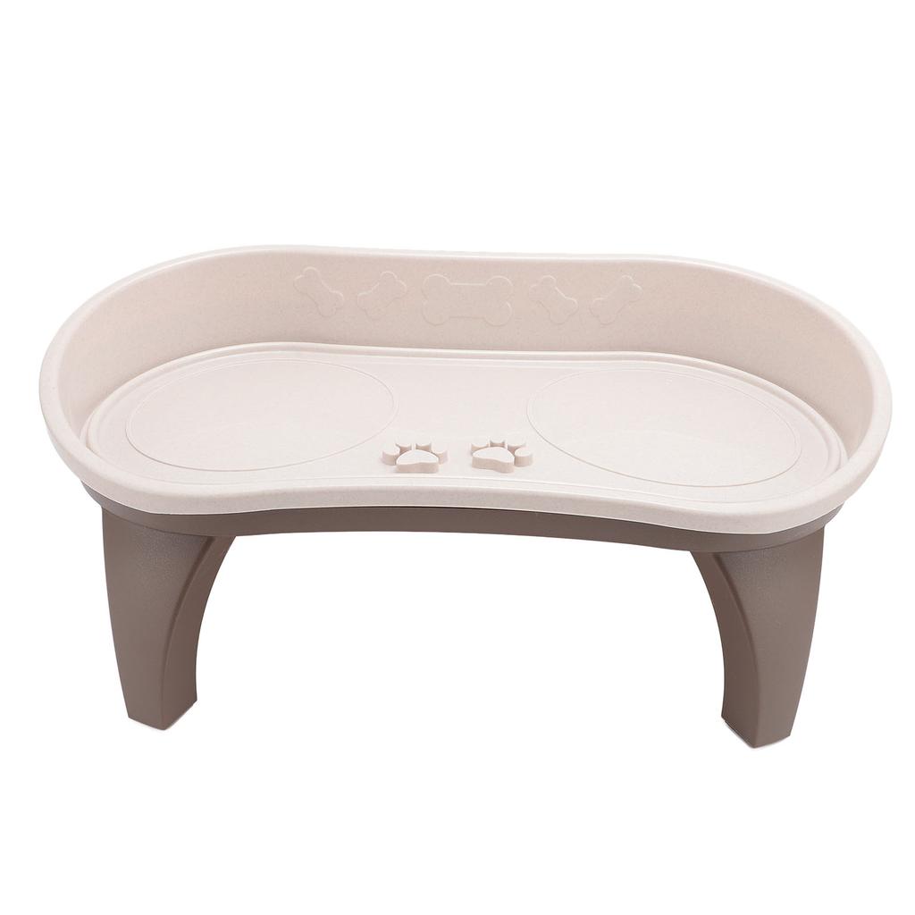 Elevated Pet Feeding Tray Neck Spine Protection Antislip Easy To Assemble Raised Dog Bowl Stand for Pets