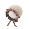Herbst und Winter Baby Spitzenwollmütze Mädchen Baby Fischerhut Kleinkind Süße Prinzessin Ohrenmütze Winter