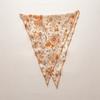 Retro Cashew Print Silk Scarf Accessories Rhombus Versatile Triangle Scarf Spring And Summer Thin Out Clothing With Shawl