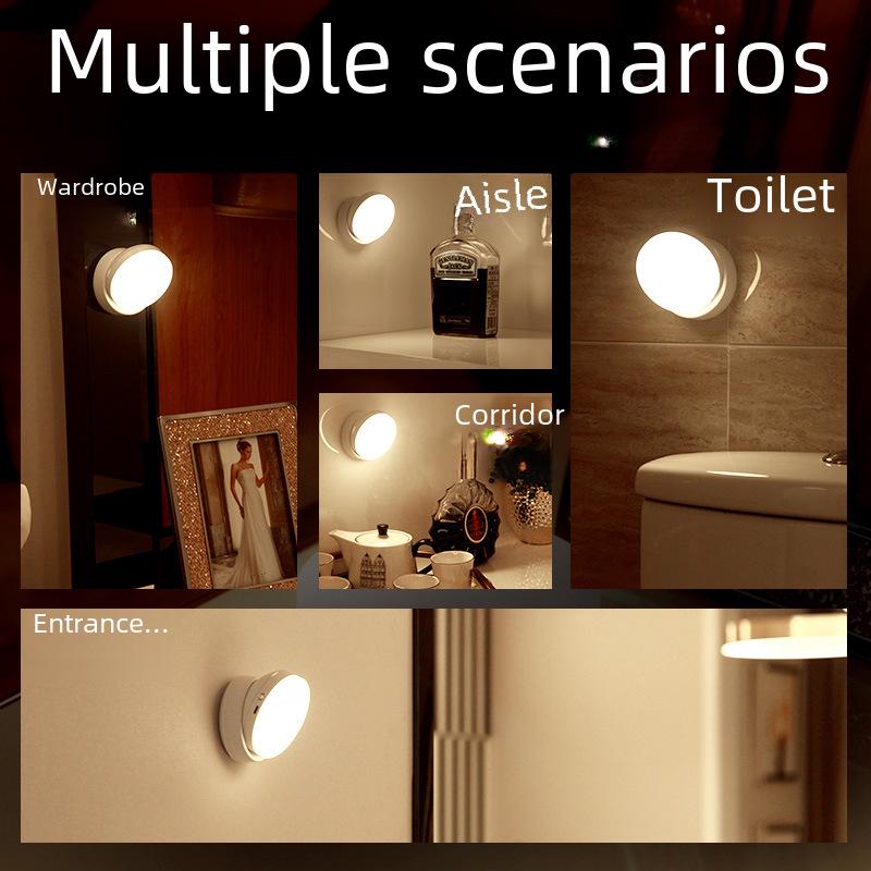 Voice-Controlled LED Night Light with Motion Sensor for Home