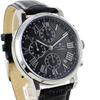Salvatore Marra Chronograph Watch with Date Calendar and Leather Strap Men's (No. 2)