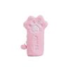 Cartoon Cat Paw Plush Pencil Case, Large Capacity, Cute Girly Student Stationery Bag
