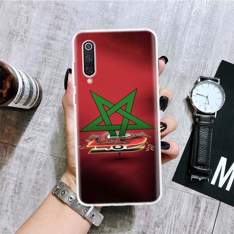 Morocco Flag Phone Case For Xiaomi Poco X7 X6 X5 Pro F7 Ultra Redmi 15C 15 13 13C 12 12C 10 10A 10C 9 9A 9C 9T Cover Poco X6 X5