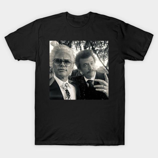 

Men Black Print T-shirt Uncle Baby Billy And Danny Mcbride Vintage No-Cut Transfer Paper Print Cotton Tshirt L чорний