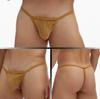 Herren G-String Netzgarn Durchsichtige Unterhose Tangas Unterwäsche Höschen Große Größe T-Rücken