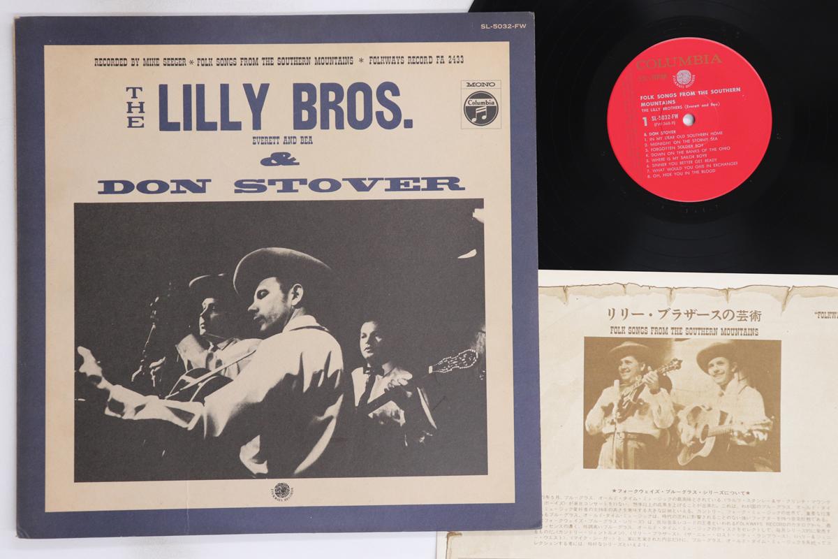 

LP Record LILLY BROTHERS - Folk Songs From The Southern Mounta SL5032FW COLUMBIA 1972 Japan Country/Folk Used