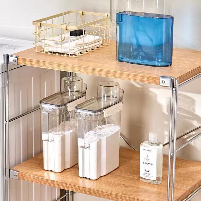 Kunststoff-Aufbewahrungsbehälter für Waschmittel