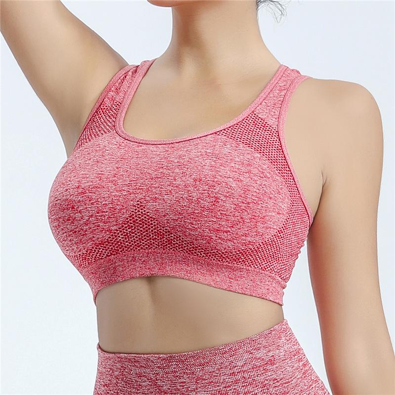 2022 Women's Quick-dry Shockproof Sports Bra - Moisture-wicking Yoga Vest with Chest Pads