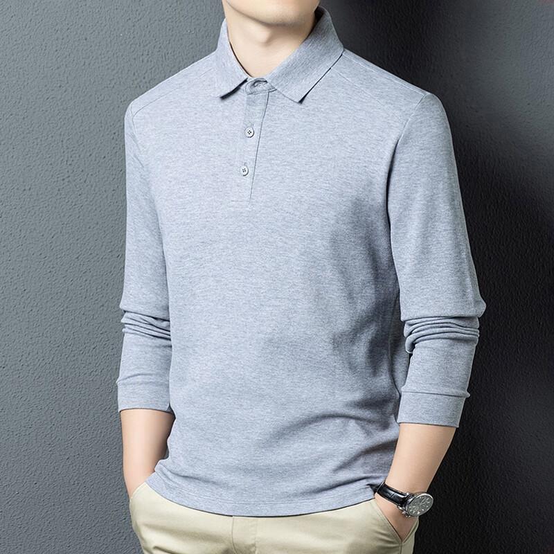 Yiliteng Men s Long Sleeve Polo T-Shirt YTMTST6734 M