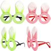 Cute Easter Glasses Frame Plush Costume Eyeglasses Easter Bunny Ears Glasses  Adults and Children