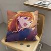 1pc Kanon Shibuya Anime Characters Pillow Case Fashion Square Pillowcase Bedroom Sofa Room Ins Decoration Leisure
