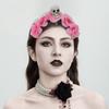 Simulation Flower Halloween Hair Hoop Exaggerated Gothic Flower Hairband  Girls/Children