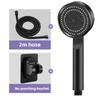 Handheld Spray Shower 5 Modes Booster Shower Head Household Adjustable High Pressure Water Massage Bathroom Supplies