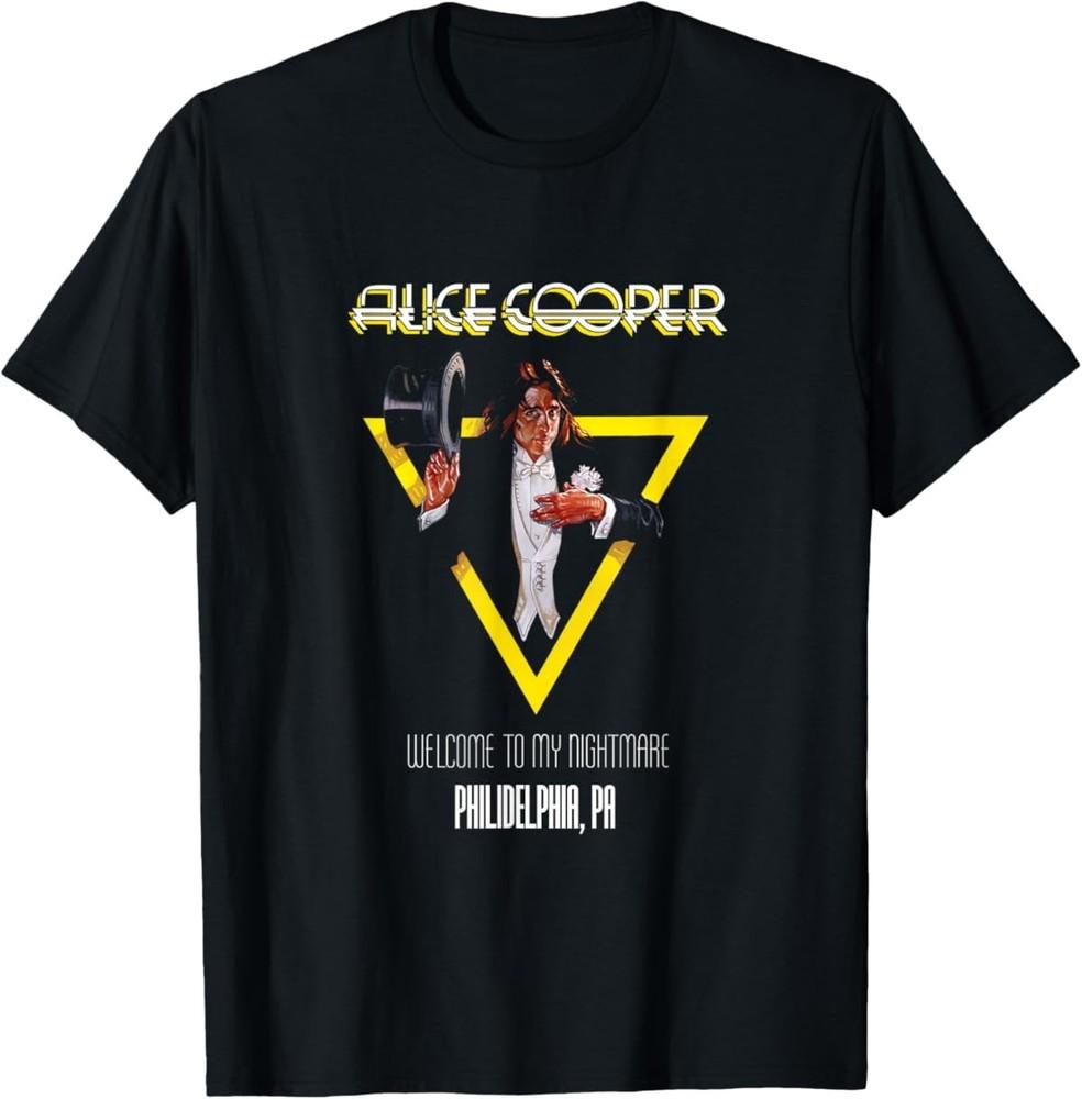 

Alice Cooper World Tour 2025 T-ShirtTee Custom All Location For Fans Unisex T-Shirt S