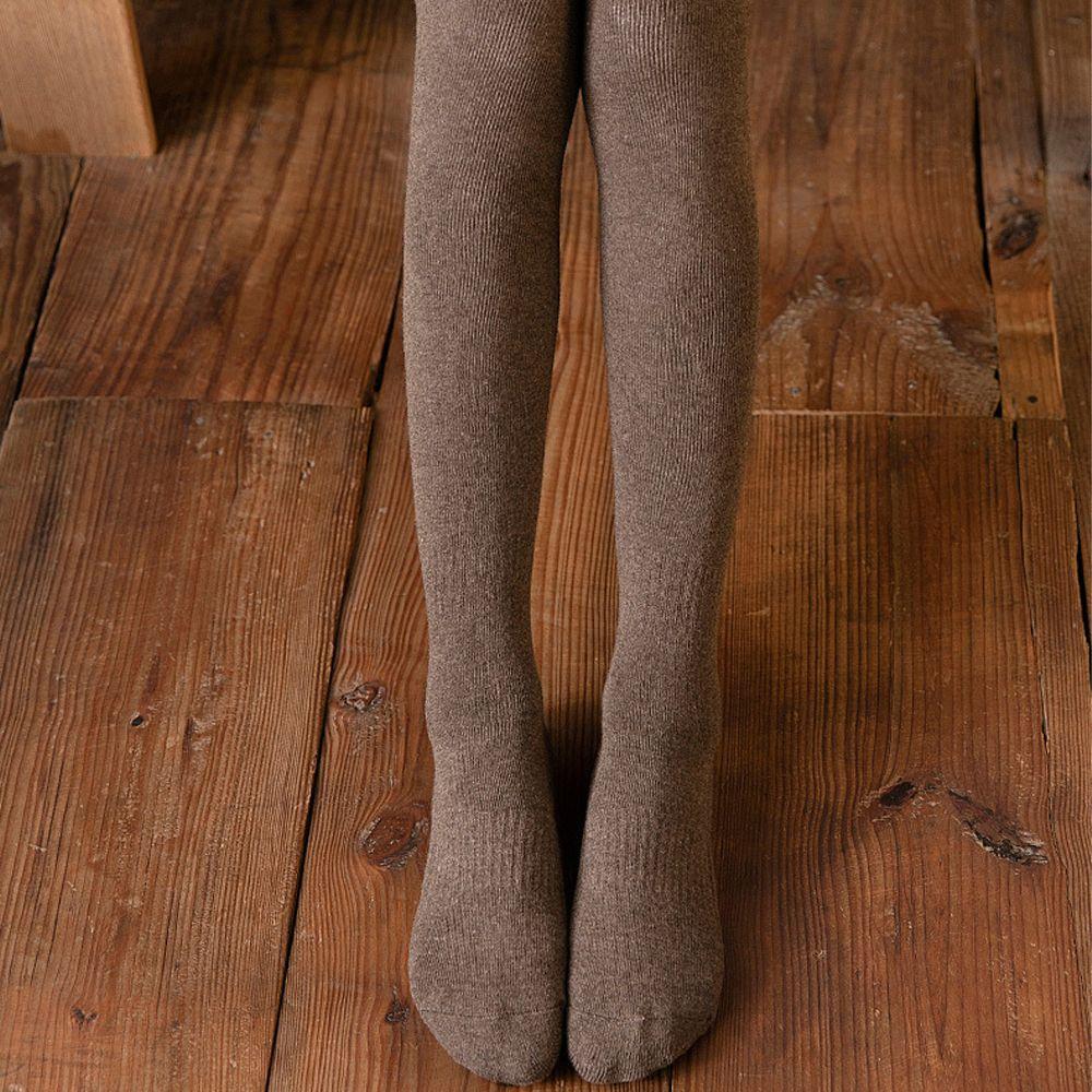 Wool Cotton Winter For Girls JK Stockings Above Knee High Socks Women Long Stockings Solid Color