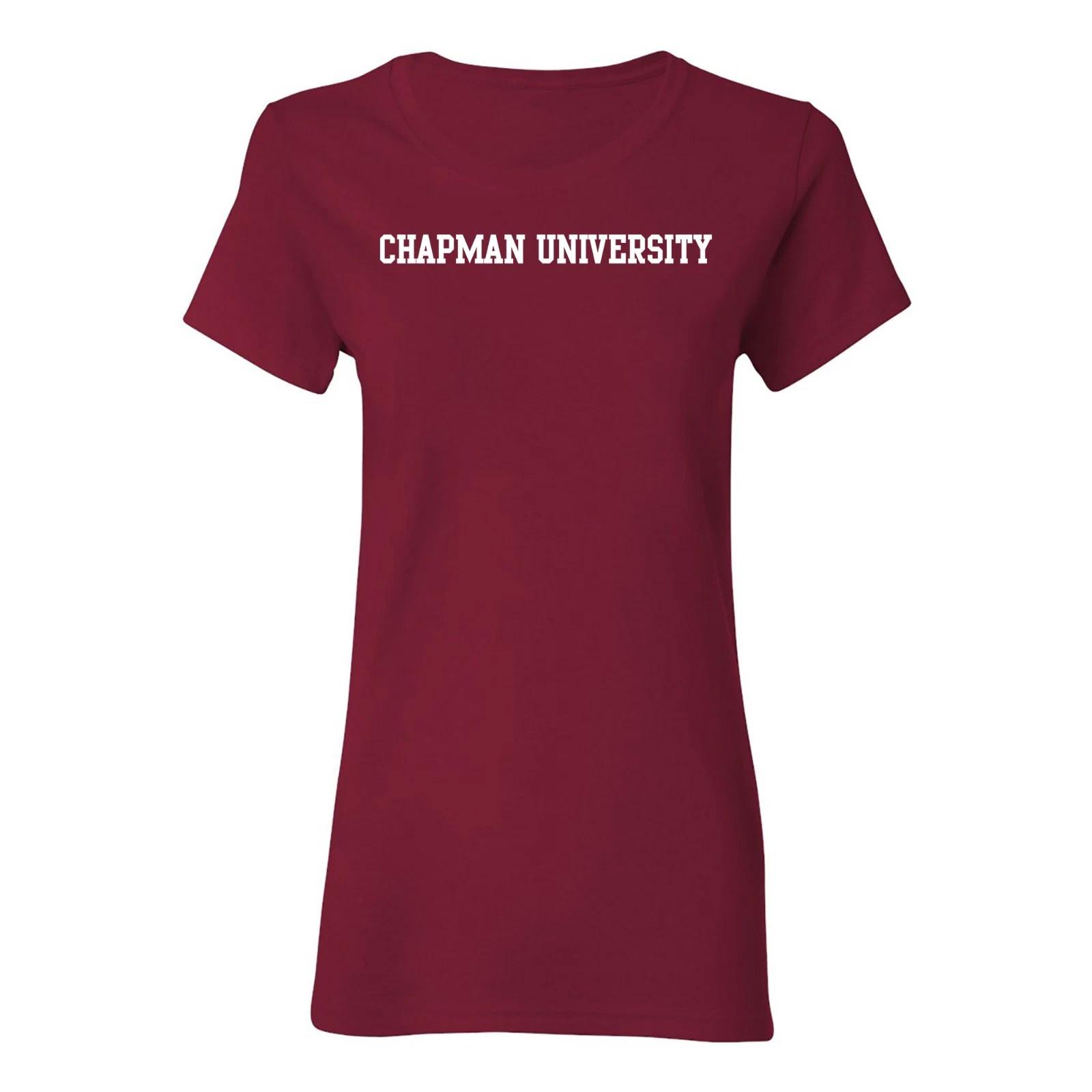 Chapman University Panthers Basic Block Women s T-Shirt - Cardinal 2XL