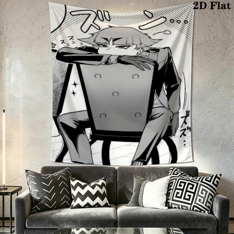 Iruma kun Wall Tapestry Aesthetic Wall Hanging Printed Fabric Blanket Decorative Tapestries for Bedroom Living Room Home Decor