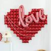 Love Heart Shaped Valentine's Day Balloon DIY Inflatable Aluminum Foil Balloons Aluminum Film Large Love Balloon