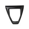 Carbon fiber style central control manual gear shift panel trim for Ford Mustang