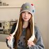 Windproof Beanie Cap for Women Ear Protection Pullover Caps  for Walking Travel Shopping