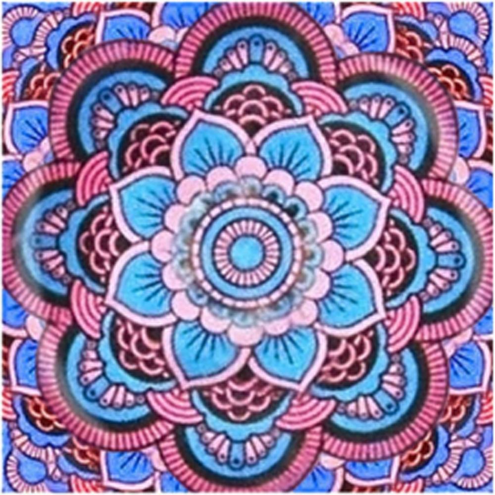 Round Diamond 5D Diamond Painting Mandala Kaleidoscope Full Diamond Embroidered Mosaic Home Decoration Christmas Gift