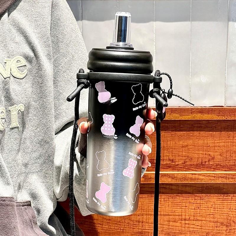 

Edition Insulated Water Bottle With Strainer For Kids And Teens чёрный