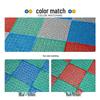 PVC Interlocking Anti-Slip Floor Mat for Shower, Kitchen, Bathroom, Toilet, Pool - Water-Permeable and Hollow Design