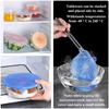 6Pieces Food Grade Silicone Stretch Lids for Food Storage Reusable Microwave Food Covers Bowl Covers For Cup Cans Jars YY121