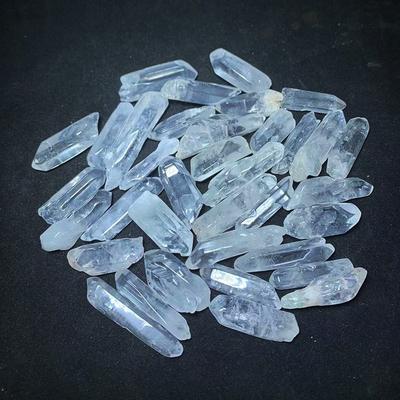 Natural Original Stone White Crystal Hexagonal Prism Polished Crystal Column Ornaments Column Hexagonal Prism
