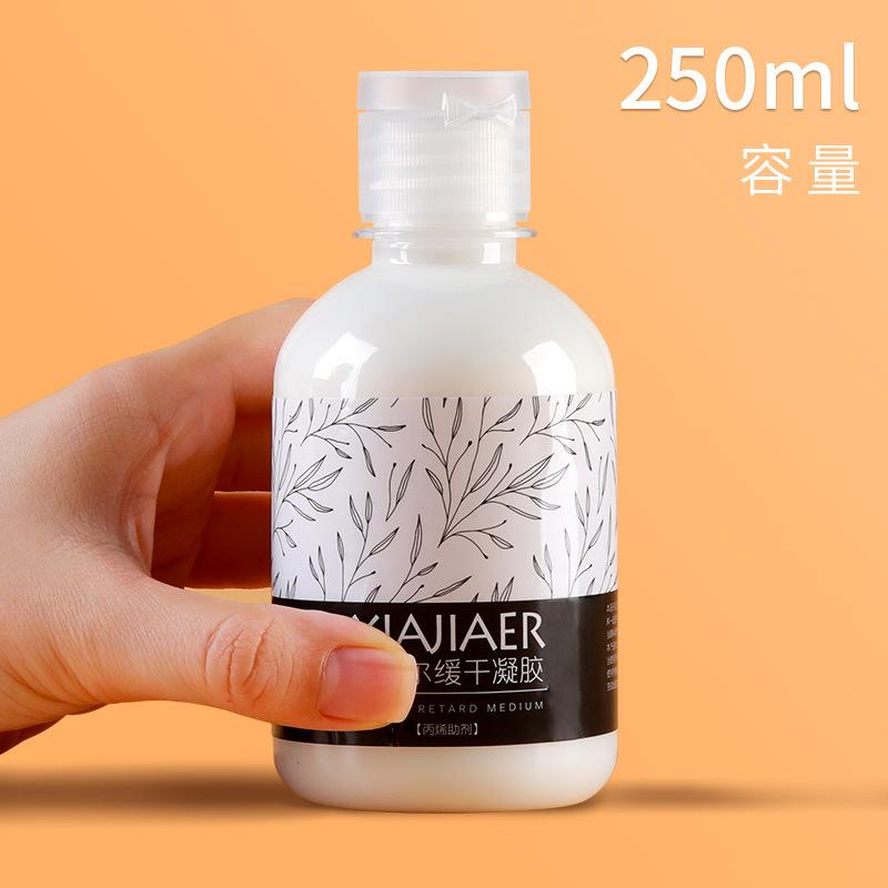 Acrylic Paint Medium & Thinner 250ml, White Mixing Fluid for Dilution & Blending