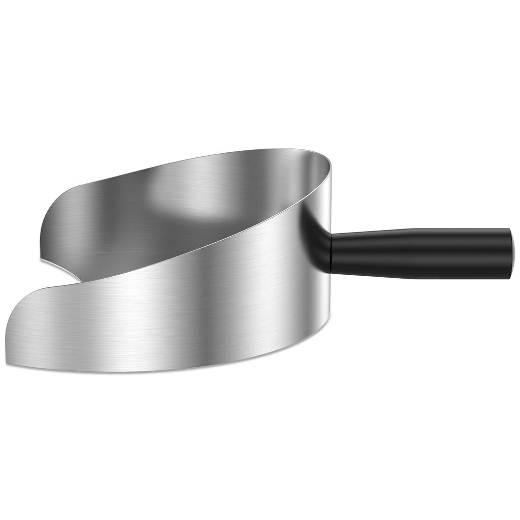 Handheld Kebab Doner Shove Rotisserie Catch Pan Meat Catcher Stainless Steel Rotisserie Meat Shovel Non-Stick Pans for Barbecue