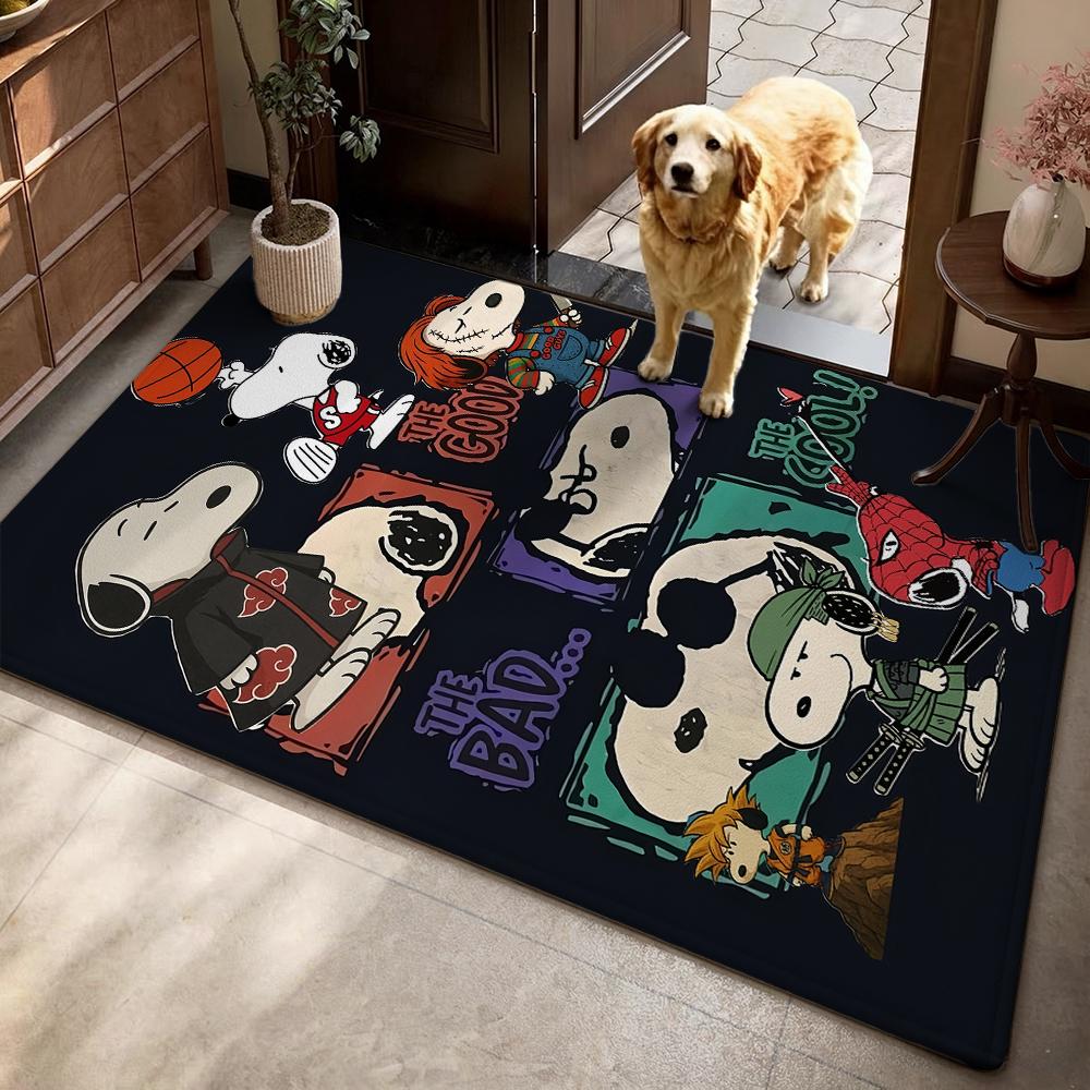 Snoopy Patriotic Parade Theme Rug Durable Stainresistant Easyclean Carpet For Kids Bedroom Play Area Home Party Decor Christmas Gift