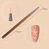 9Pcs Nail Brush Liner Painting Pen Manicure Acrylic Drawing Brush for Nail Art Design UV Gel Nails Tip Display DIY Tool