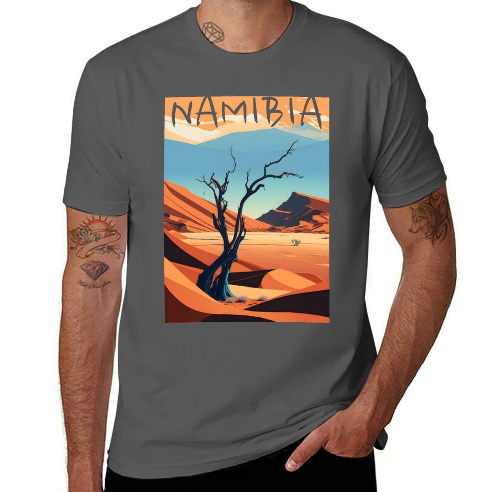 

Namibia Deadvlei desert gift TShirt Soft Basic Cotton Short Sleeve Tee 4XL