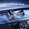 BGV1 Car Stickers Metal USB Type-C Flash Drive Memory Stick Music Saver For Dacia Duster Logan Sandero Lodgy Dokker Stepway Mcv 2