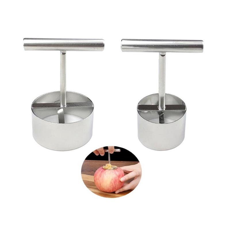 Multipurpose Corer Pitter Stainless Steel Fruit Core Remover Kitchen Pear  Cutter with for Sharp Serrated Blade