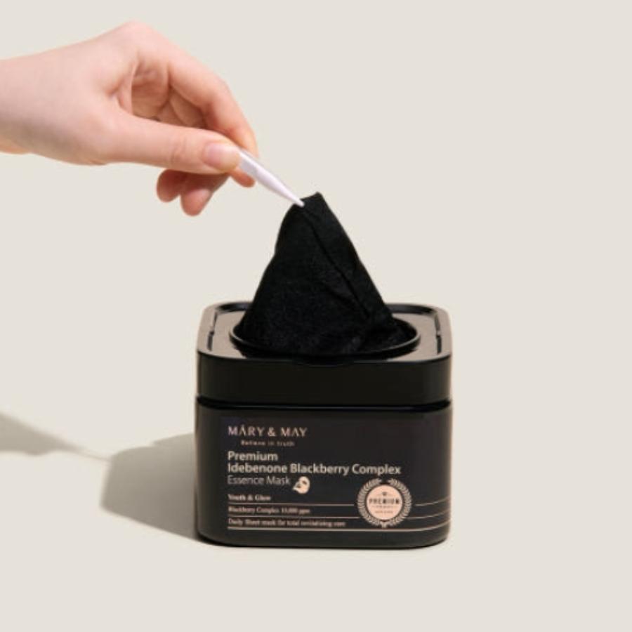 Mary&May Premium Idebenone Blackberry Complex Essence Mask 20EA