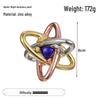 Zinc Alloy Kongming Puzzle Lock: Disentanglement Ring Educational Toy