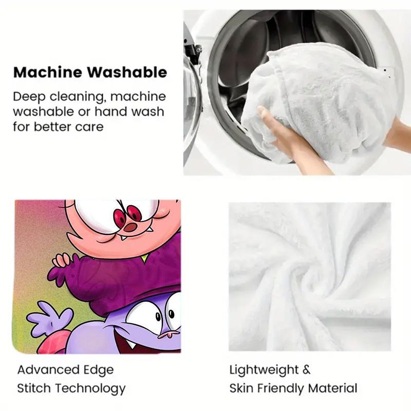 Chowder 2D Flat Pattern Flannel Blanket High Quality All Seasons Warmth and Comfort Perfect for Christmas Gifts.MMT0918035