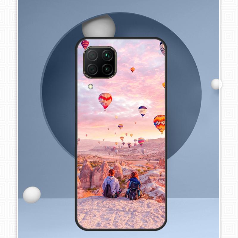

Hot Air Balloon Travel Mountain For Huawei Nova 12i 12s 11i 8i Y91 Y60 Y70 Y72 Y90 Y61 9 10 SE P20 P40 Lite P30 P60 Pro Case Nova 9 SE