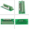 IDC40P 40Pin Male Header Breakout Board Terminal Block Connector PLC Interface with Bracket