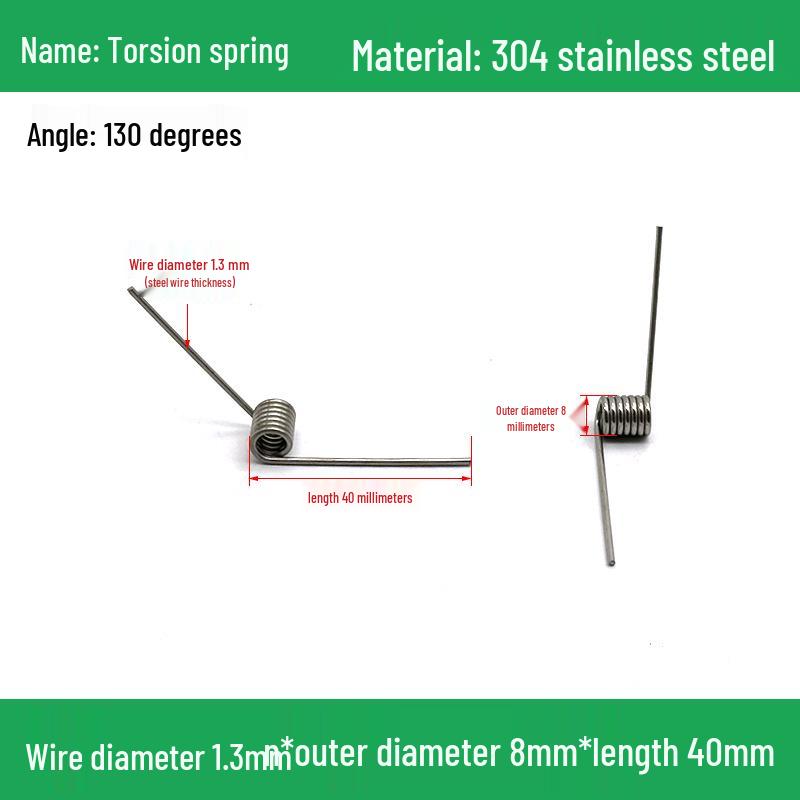 Torzní pružinová ocel 0,3-3,0 pro 90/180° klipový odpadkový koš