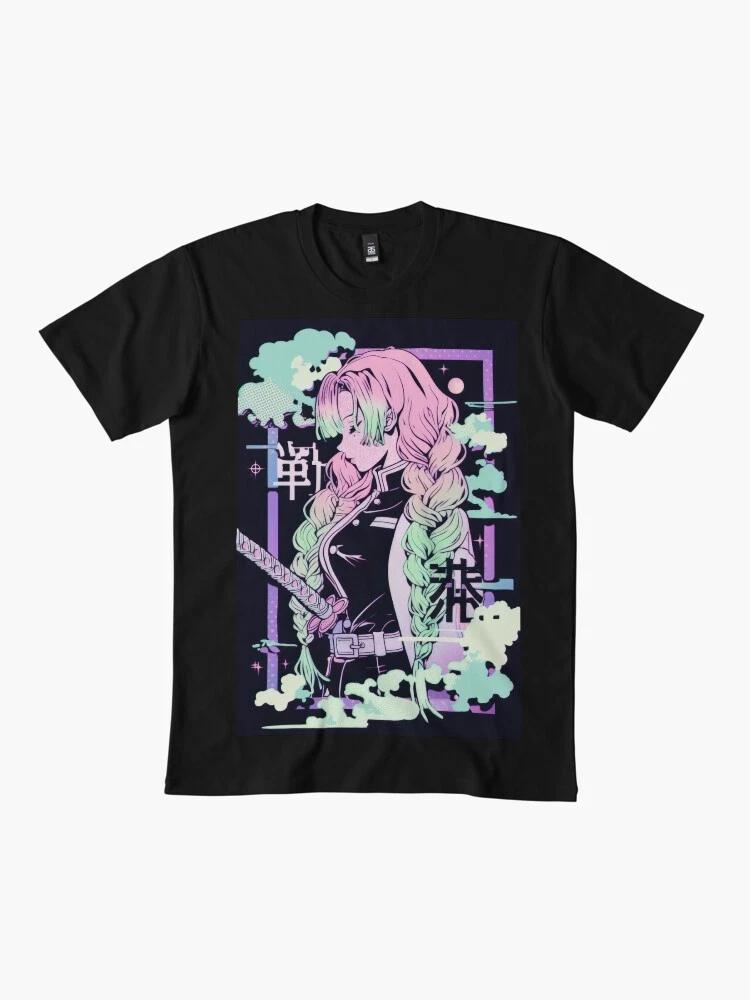 Anime Beautiful Mitsuri Love Breathing 5 Hot Demon Slayer Basic T Shirt S